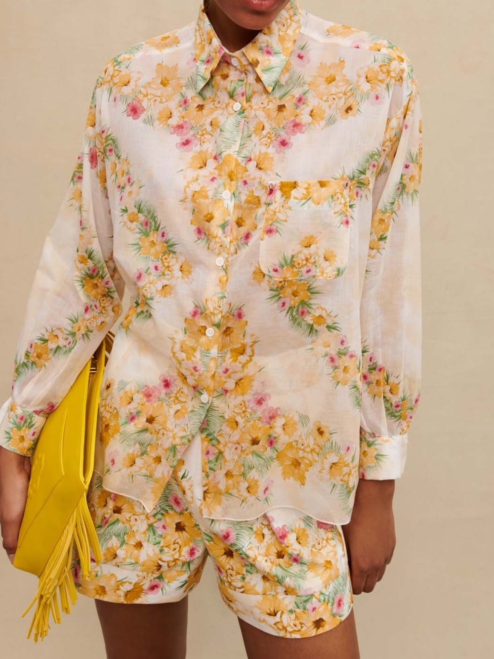 Maje floral shirt